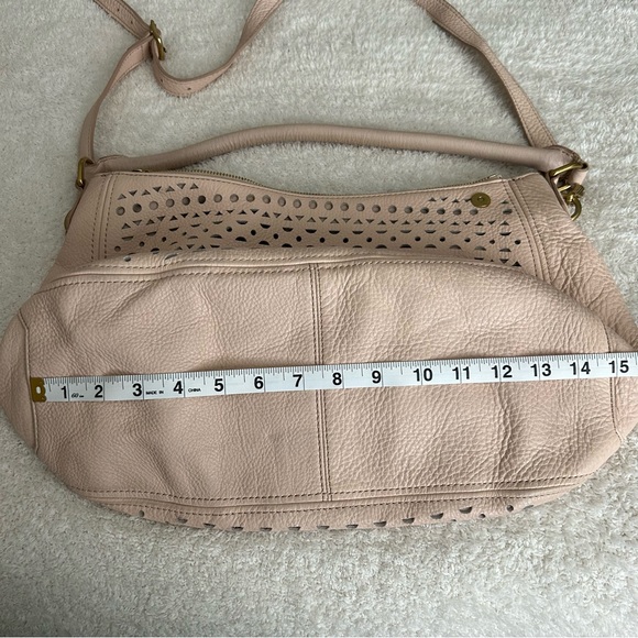 J. Crew Blush Pink Biennial Cutout Hobo Purse - Picture 14 of 16